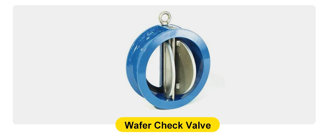 Professional Manufacture DN100 Pn16 Swing Check Valve CF8 Disc 2inch-12inch Non Return Valve Dual Plate Non Return Valve