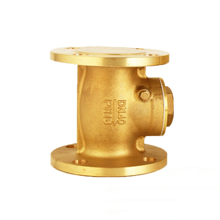 Customizable Lift Swing Marine One Way Non Return Brass Flange Check Valve