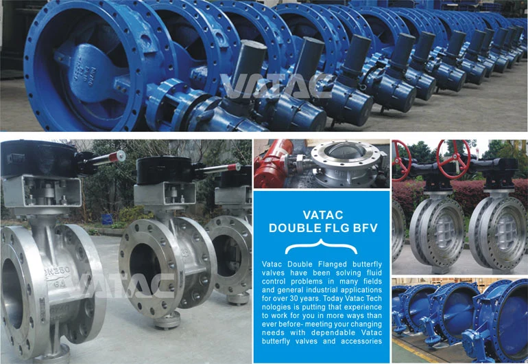 Bronze, Cast Stainless Steel or Iron Lug, Wafer & Flange RF Industrial Butterfly Valve for Control with Pneumatic Actuator