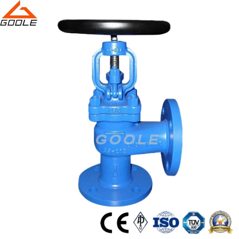 DIN Angle Type Globe Valve (GAJ44H)