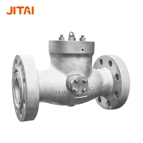 Высокотемпературный паровой обратный клапан из литой стали высокого давления с поворотным уплотнением и приемлемой ценой.